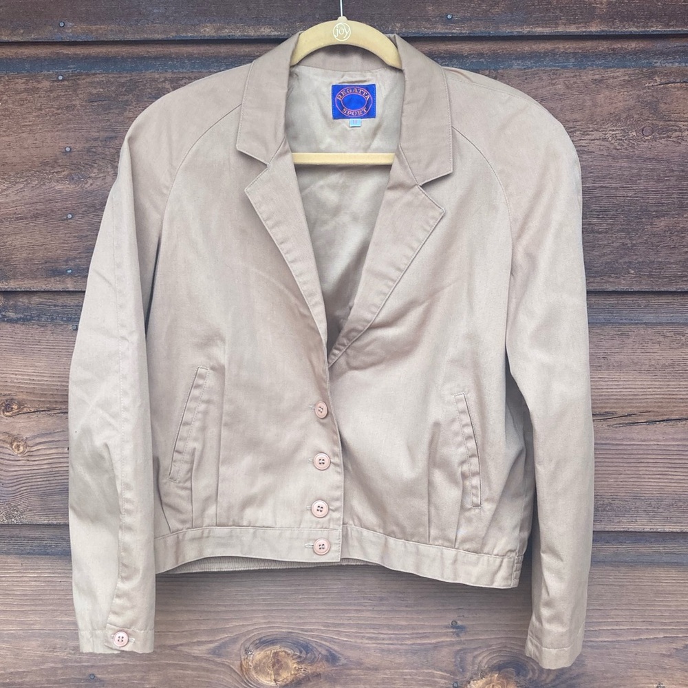 Tan Lined Vintage Regatta Jacket 70s/80s